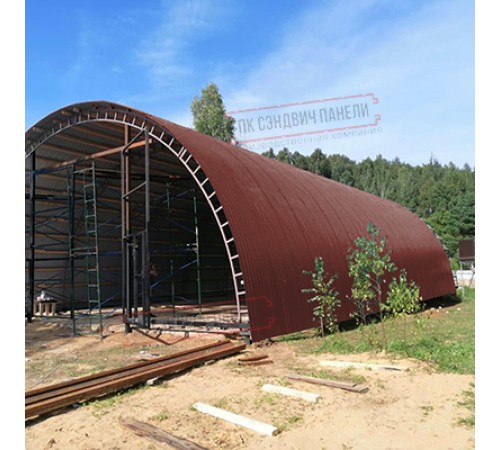 Профнастил МП10ПГ-0.7, Ширина-1100, Полиэстер RAL3009