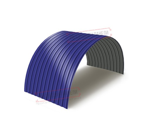 Профнастил МП10ПГ-0.7, Ширина-1100, Полиэстер RAL5002