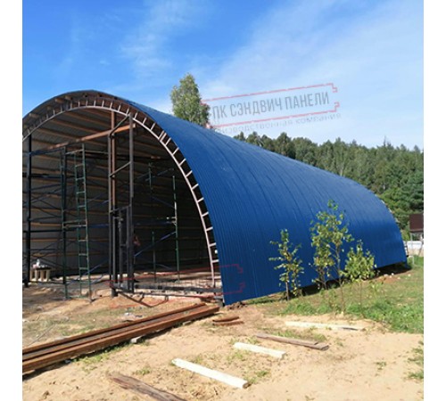 Профнастил МП10ПГ-0.7, Ширина-1100, Полиэстер RAL5005