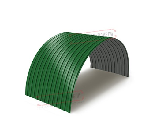 Профнастил МП10ПГ-0.7, Ширина-1100, Полиэстер RAL6002