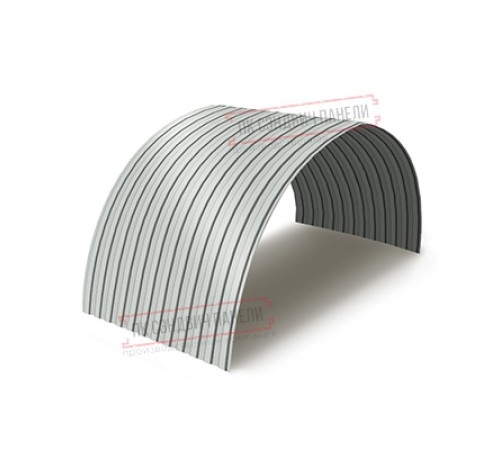 Профнастил МП10ПГ-0.5, Ширина-1100, Полиэстер RAL7035