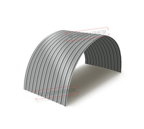 Профнастил МП10ПГ-0.7, Ширина-1100, Полиэстер RAL9006