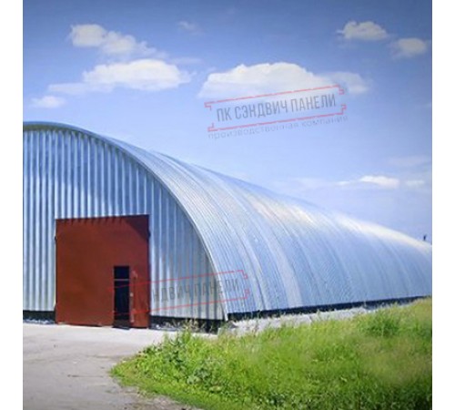 Профнастил МП10ПГ-0.5, Ширина-1100, Оцинкованный