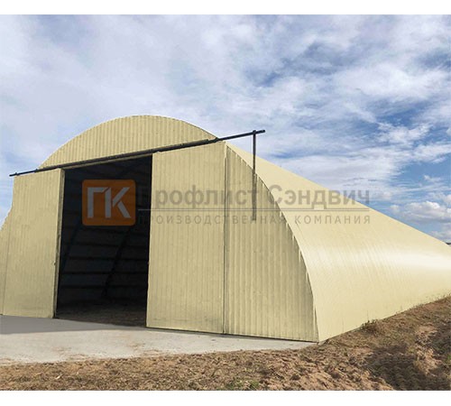 Профнастил МП20ПГ-0.7, Ширина-1100, Полиэстер RAL1014