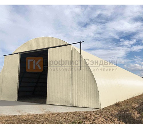 Профнастил МП20ПГ-0.5, Ширина-1100, Полиэстер RAL1015