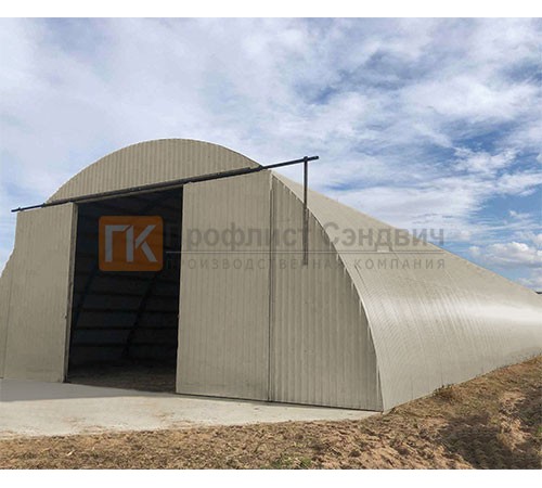 Профнастил МП20ПГ-0.7, Ширина-1100, Полиэстер RAL1035