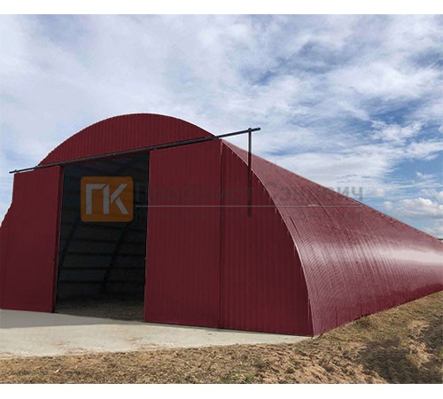 Профнастил МП20ПГ-0.4, Ширина-1100, Полиэстер RAL3005