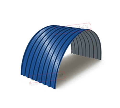 Профнастил МП20ПГ-0.4, Ширина-1100, Полиэстер RAL5005