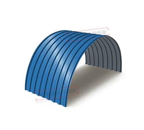 Профнастил МП20ПГ-0.5, Ширина-1100, Полиэстер RAL5015