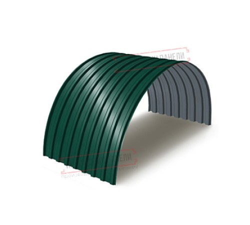 Профнастил МП20ПГ-0.45, Ширина-1100, Полиэстер RAL6005