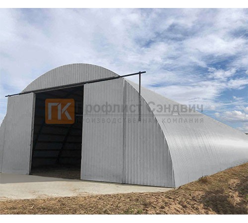 Профнастил МП20ПГ-0.4, Ширина-1100, Полиэстер RAL7004