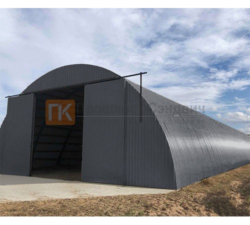 Профнастил МП20ПГ-0.45, Ширина-1100, Полиэстер RAL7024