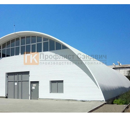 Профнастил МП20ПГ-0.45, Ширина-1100, Полиэстер RAL9003