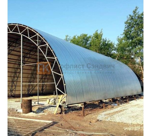 Профнастил МП20ПГ-0.65, Ширина-1100, Оцинкованный