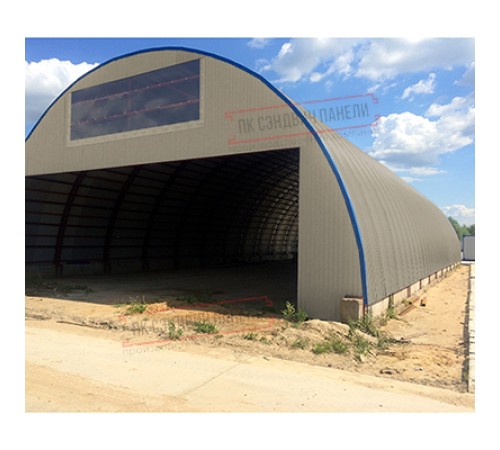 Профнастил МП35-0.5, Ширина-1035, Полиэстер RAL1035