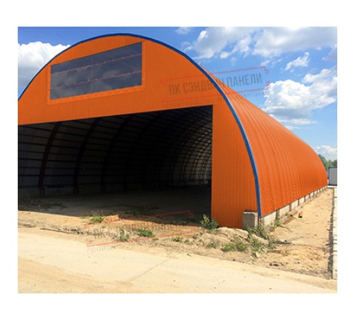 Профнастил МП35-0.7, Ширина-1035, Полиэстер RAL2004