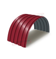 Профнастил МП35-0.45, Ширина-1035, Полиэстер RAL3003