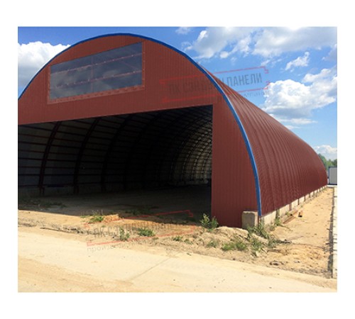 Профнастил МП35-0.5, Ширина-1035, Полиэстер RAL3009