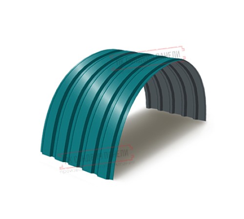 Профнастил МП35-0.5, Ширина-1035, Полиэстер RAL5021