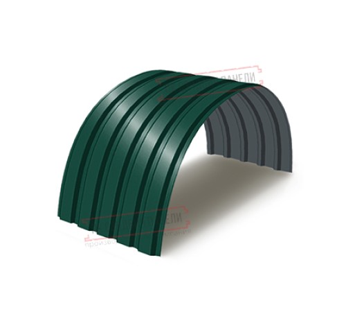 Профнастил МП35-0.65, Ширина-1035, Полиэстер RAL6005