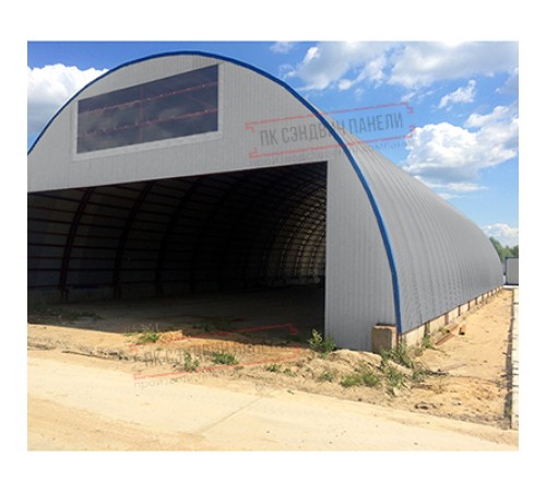 Профнастил МП35-0.45, Ширина-1035, Полиэстер RAL7004