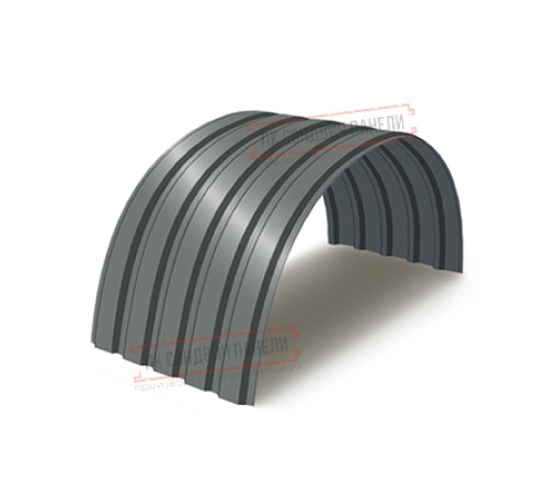 Профнастил МП35-0.45, Ширина-1035, Полиэстер RAL7005