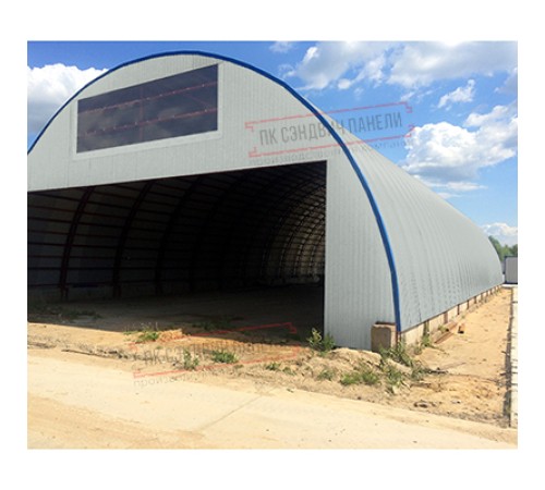 Профнастил МП35-0.5, Ширина-1035, Полиэстер RAL7035