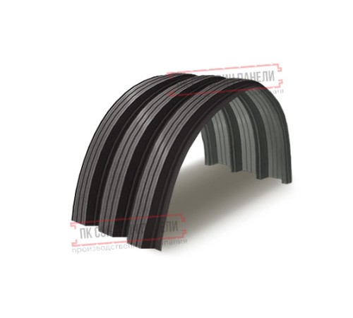 Профнастил H114ПГ-0.7, для бескаркасных ангаров, Полиэстер RR32