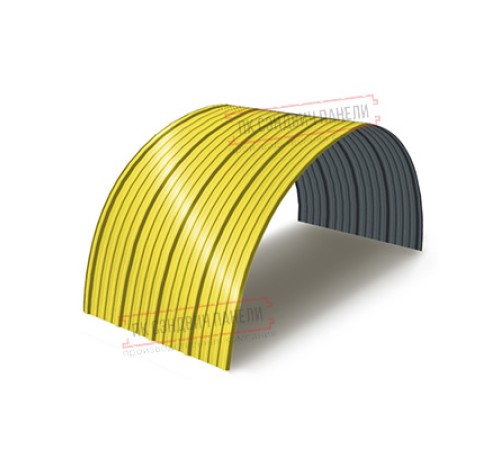 Профнастил окрашенный НС18ПГ-1120-0.55 цена за м2