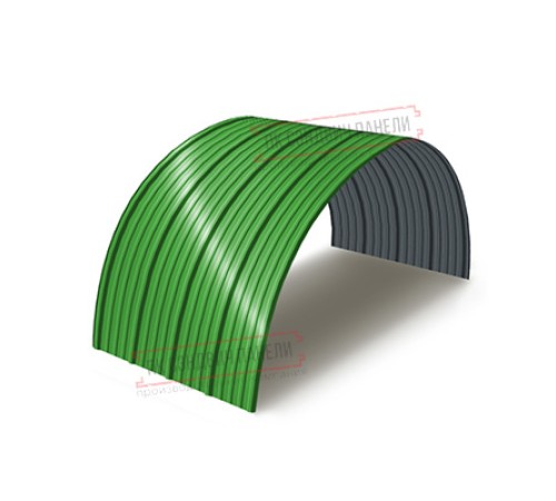 Профнастил окрашенный НС18ПГ-1120-0.65 цена за м2