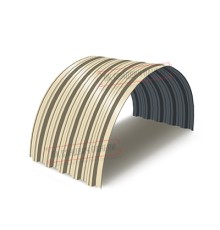 Профнастил НС35ПГ-0.45, Ширина-1100, Полиэстер RAL1015