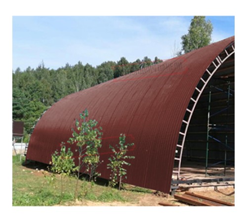 Профнастил НС35ПГ-0.45, Ширина-1100, Полиэстер RAL3009