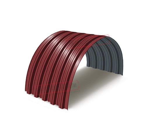 Профнастил НС35ПГ-0.7, Ширина-1100, Полиэстер RAL3011