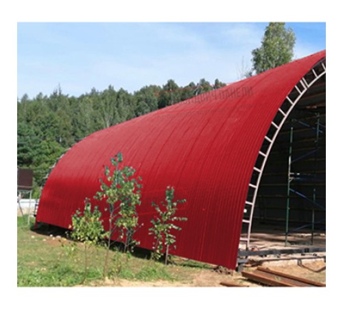 Профнастил НС35ПГ-0.7, Ширина-1100, Полиэстер RAL3020