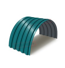 Профнастил НС35ПГ-0.45, Ширина-1100, Полиэстер RAL5021