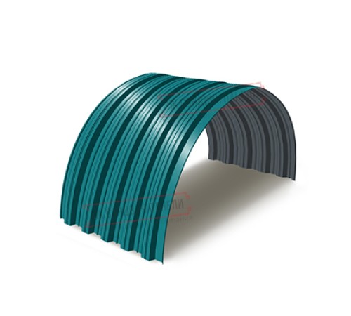 Профнастил НС35ПГ-0.5, Ширина-1100, Полиэстер RAL5021