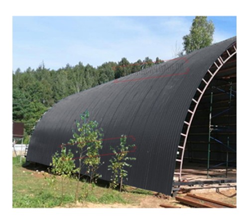 Профнастил НС35ПГ-0.7, Ширина-1100, Полиэстер RAL7024