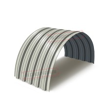 Профнастил НС35ПГ-0.45, Ширина-1100, Полиэстер RAL9002