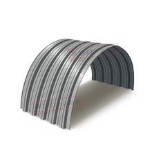 Профнастил НС35ПГ-0.45, Ширина-1100, Полиэстер RAL9006