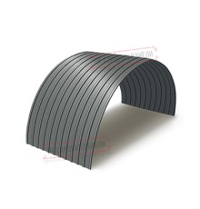 Профнастил С10ПГ-1150-0.45 Полиэстер RAL7005