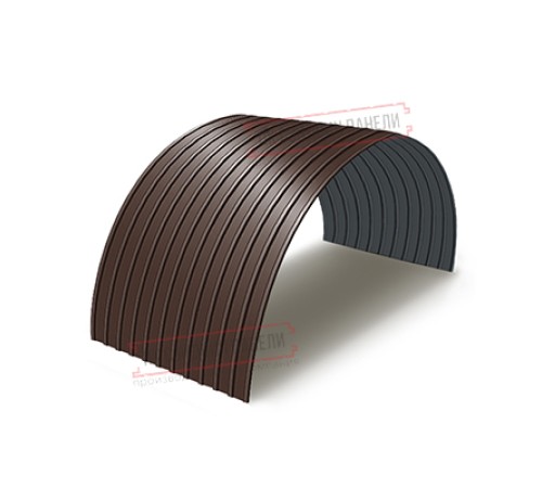 Профнастил С10ПГ-1150-0.4 Полиэстер RAL8017