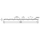 Профнастил С-15ПГ-1190-0.45 (с гранью) Полиэстер RAL 7005