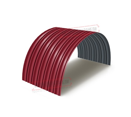 Профнастил С-15ПГ-1190-0.65 (с гранью) Полиэстер RAL 3003