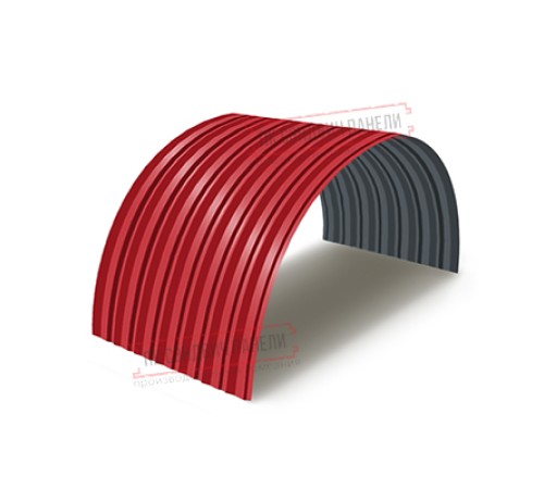 Профнастил С-15ПГ-1190-0.4 (с гранью) Полиэстер RAL 3020