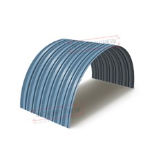 Профнастил С-15ПГ-1190-0.6 (с гранью) Полиэстер RAL 5024