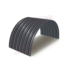 Профнастил С-15ПГ-1190-0.4 (с гранью) Полиэстер RAL 7024