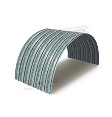 Профнастил С-15ПГ-1190-0.5 (с гранью) Оцинкованный