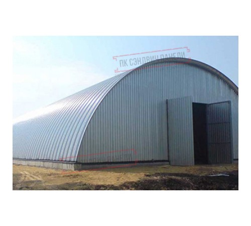 Профнастил С-15ПГ-1190-0.5 (с гранью) Оцинкованный