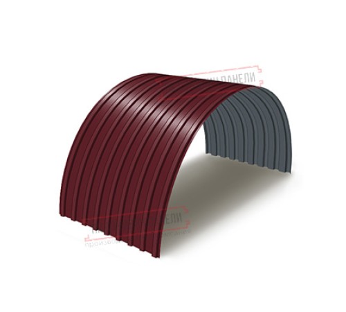 Профнастил окрашенный С17ПГ-1100-0.65 цена за м2