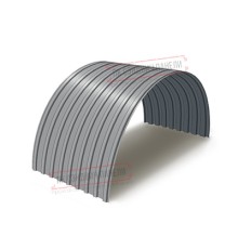 Профнастил окрашенный С17ПГ-1100-0.75 цена за м2